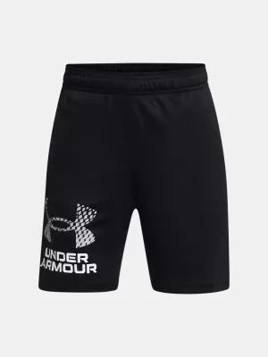 Chlapčenské šortky UNDER ARMOUR TECH LOGO SHORTS 1383333-001 ČIERNA