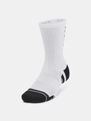Ponožky UNDER ARMOUR PERF TECH NOV CREW (3 PÁRY) 1379515-101 BIELA