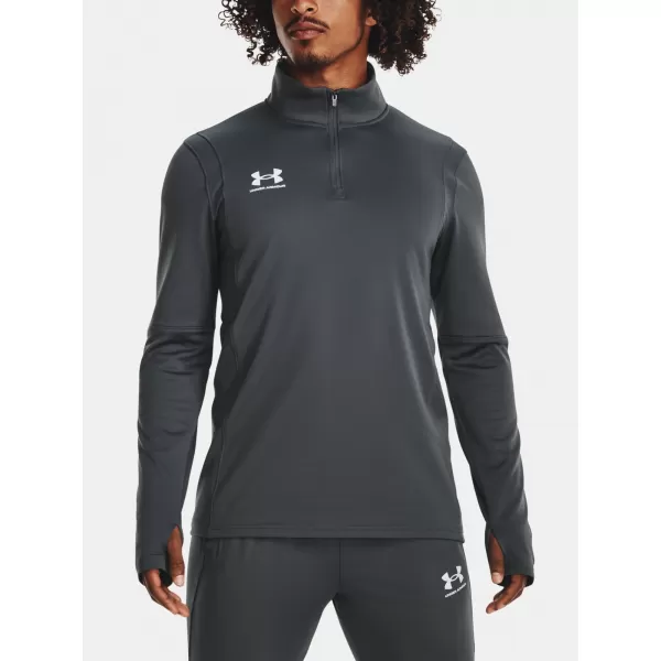  Pánske tričko UNDER ARMOUR MS CH. MIDLAYER 1379588-025 SIVÁ 