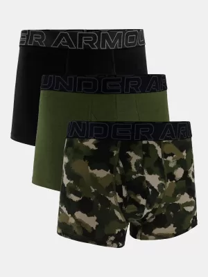 Pánske boxerky UNDER ARMOUR M PERF COTTON NOV 3IN 1383892-391 ZELENÁ