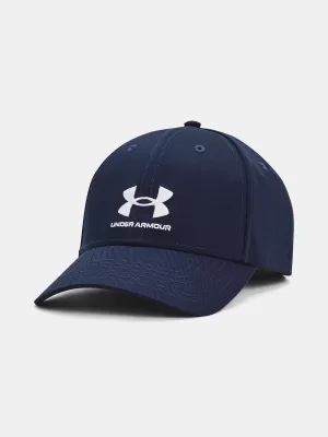 Pánska čiapka UNDER ARMOUR MENS BRANDED LOCKUP ADJ 1381645-410 MODRÁ