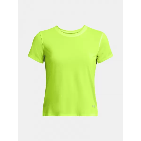  Dámske tričko UNDER ARMOUR LAUNCH SHORTSLEEVE 1382434-731 ZELENÁ 