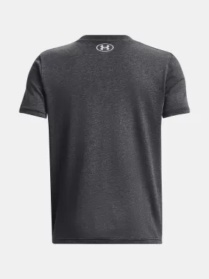 Chlapčenské tričko UNDER ARMOUR B LOGO WORDMARK SS 1380747-001 ČIERNA