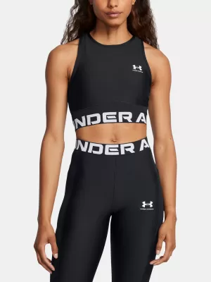 Dámske tielko UNDER ARMOUR HEATGEAR RIB TANK 1388694-001 ČIERNA