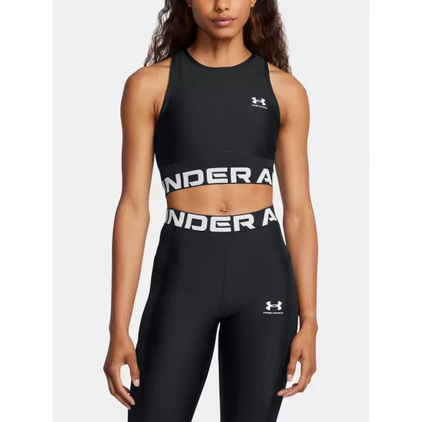  Dámske tielko UNDER ARMOUR HEATGEAR RIB TANK 1388694-001 ČIERNA 