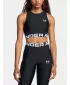Dámske tielko UNDER ARMOUR HEATGEAR RIB TANK 1388694-001 ČIERNA