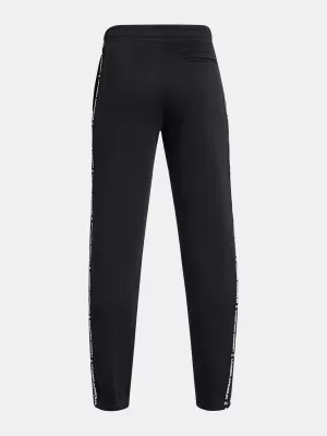 Chlapčenské tepláky UNDER ARMOUR B ICON FLC JOGGER TAPING 1390294-001 ČIERNA