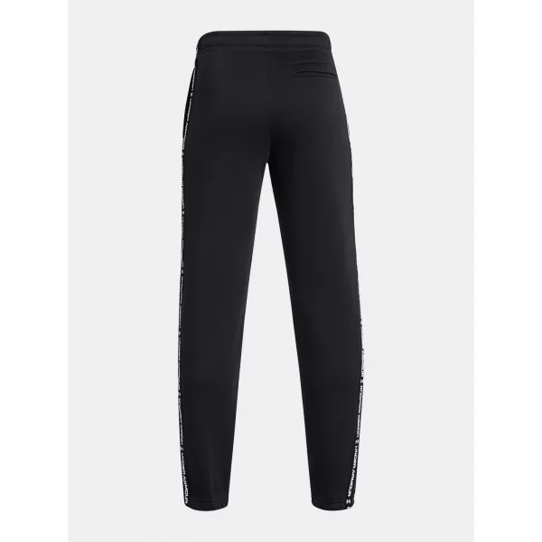  Chlapčenské tepláky UNDER ARMOUR B ICON FLC JOGGER TAPING 1390294-001 ČIERNA 