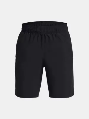 Chlapčenské šortky UNDER ARMOUR WOVEN WDMK SHORTS 1383341-001 ČIERNA