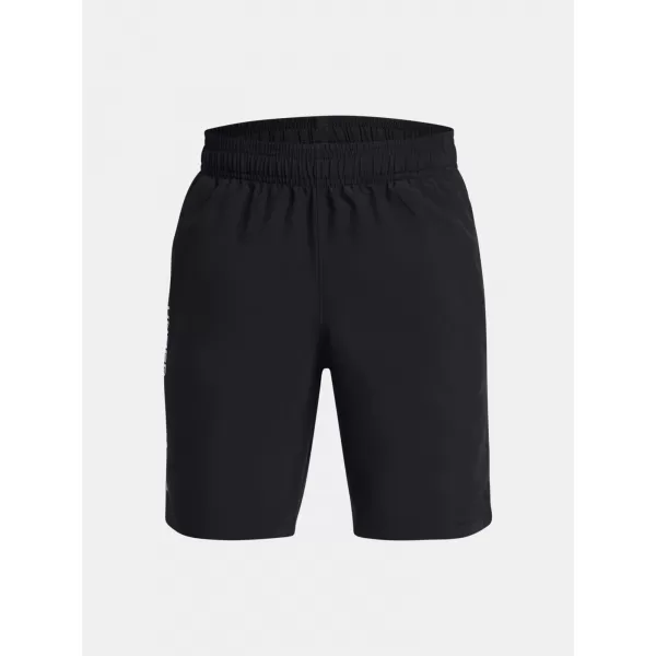  Chlapčenské šortky UNDER ARMOUR WOVEN WDMK SHORTS 1383341-001 ČIERNA 