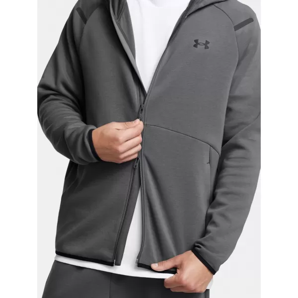  Pánska mikina UNDER ARMOUR UNSTOPPABLE FLC FZ HD EU 1389352-025 SIVÁ 