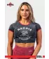Oprané tričko Crop-Top-T-Shirt GOLDEN AGE 782 BLACK Nebbia