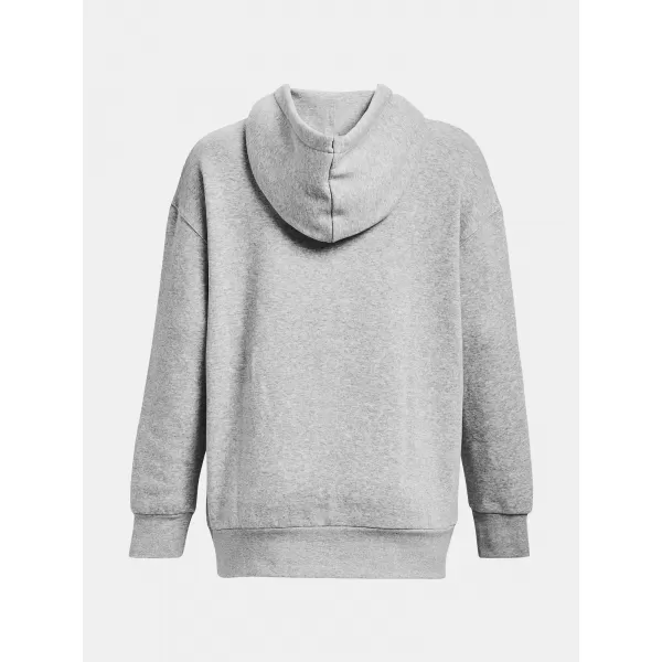  Dámska mikina UNDER ARMOUR ESSENTIAL FLC OS HOODIE 1379495-012 SIVÁ 