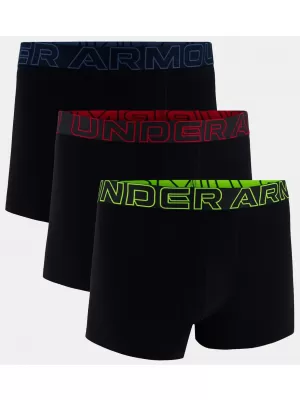 Pánske boxerky UNDER ARMOUR M PERF COTTON 3IN (3KS) 1383891-004 ČIERNA