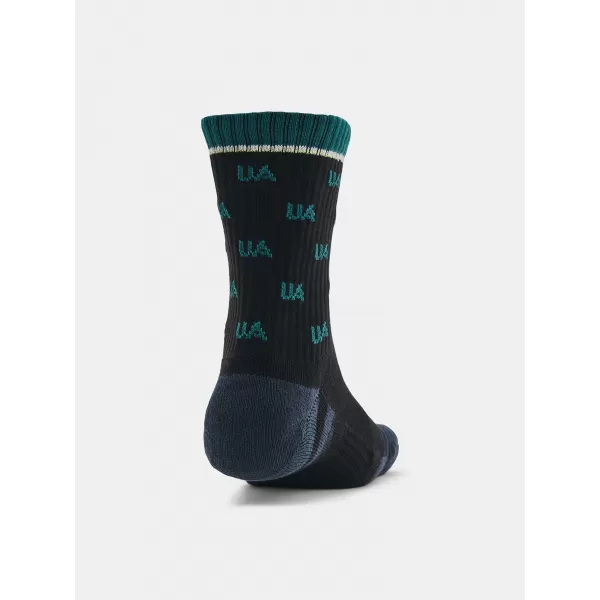  Ponožky UNDER ARMOUR PERF COTTON NOV MID (2 PÁRY) 1379534-002 ČIERNA 