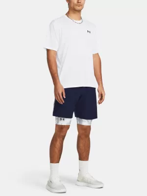 Pánske šortky UNDER ARMOUR WOVEN WDMK SHORTS 1383356-410 MODRÁ