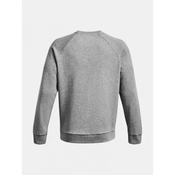  Pánska mikina UNDER ARMOUR RIVAL FLEECE CREW 1379755-025 SIVÁ 