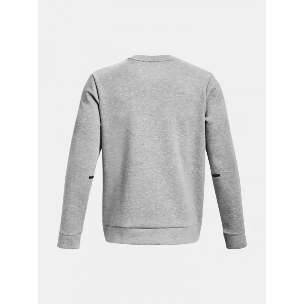  Pánska mikina UNDER ARMOUR UNSTOPPABLE FLC CREW 1381688-011 SIVÁ 
