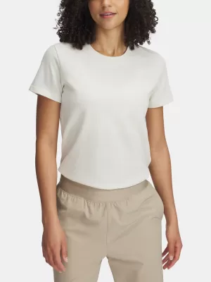Dámske tričko UNDER ARMOUR HWT BRANDED CORE SS 1389745-279 HNEDÁ