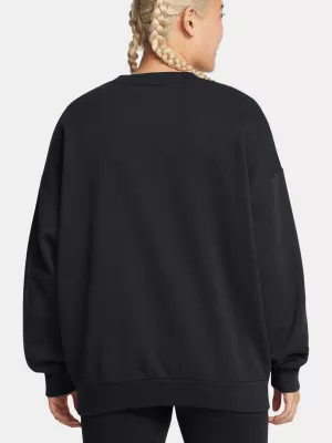 Dámska mikina UNDER ARMOUR RIVAL FLEECE OS CREW ČIERNA