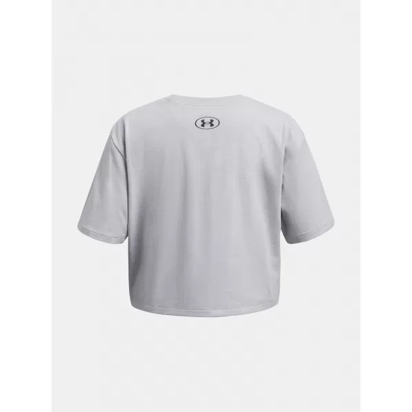  Dievčenské tričko UNDER ARMOUR RIVAL SS 1389755-011 SIVÁ 