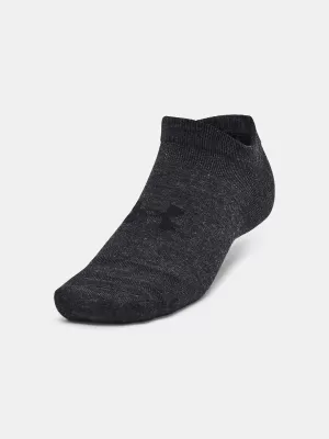 Ponožky UNDER ARMOUR ESSENTIAL NO SHOW (3 PÁRY) 1382623-001 ČIERNA
