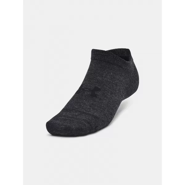  Ponožky UNDER ARMOUR ESSENTIAL NO SHOW (3 PÁRY) 1382623-001 ČIERNA 