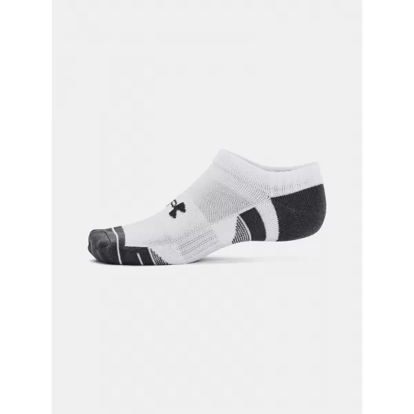  Ponožky UNDER ARMOUR PERFORMANCE COTTON NS (3 PÁRY) 1379526-100 BIELA 