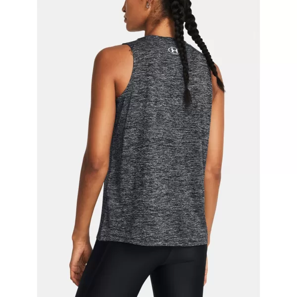  Dámske tielko UNDER ARMOUR TECH TANK TWIST 1383656-001 ČIERNA 
