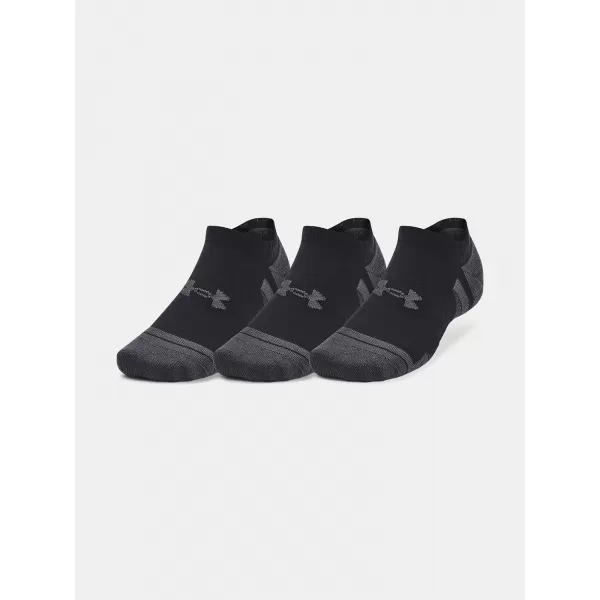  Ponožky UNDER ARMOUR PERFORMANCE TECH NS (3 PÁRY) 1379503-001 ČIERNA 