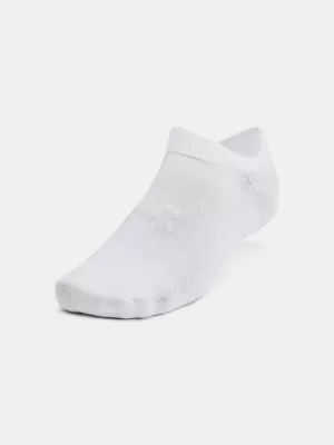 Ponožky UNDER ARMOUR ESSENTIAL NO SHOW (6 PÁRŮ) 1382611-100 BIELA