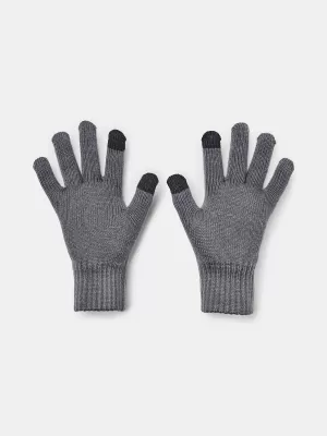 Pánske rukavice UNDER ARMOUR HALFTIME GLOVES 1373157-013 SIVÁ