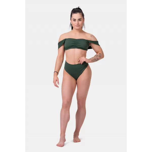  Vysokoenergetický top do bikín 553 DARK GREEN Nebbia 