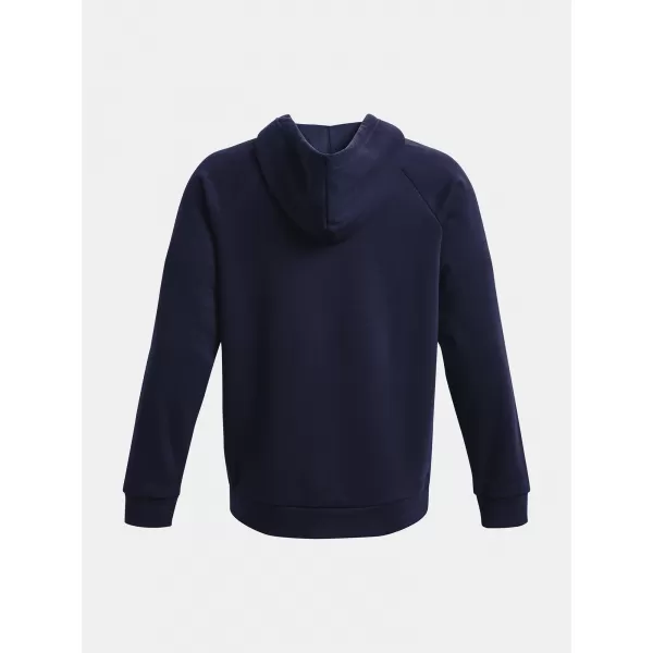  Pánska mikina UNDER ARMOUR RIVAL FLEECE FZ HOODIE 1379767-410 MODRÁ 