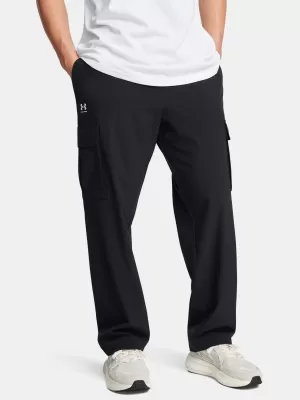 Pánske športové nohavice UNDER ARMOUR VIBE WOVEN CARGO PANTS 1386558-001 ČIERNA