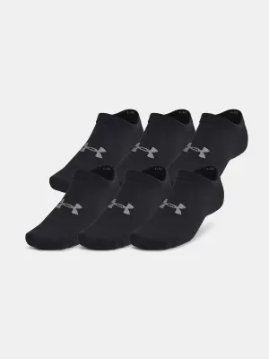Ponožky UNDER ARMOUR ESSENTIAL NO SHOW (6 PÁRŮ) 1382611-001 ČIERNA