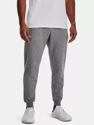 Pánske tepláky UNDER ARMOUR RIVAL FLEECE JOGGERS 1379774-025 SIVÁ