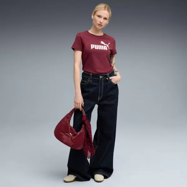  Tričko PUMA ESS NO. 1 LOGO TEE (S) 682371-96 ČERVENÝ 