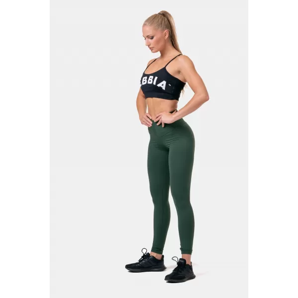  Klasické HERO legíny s vysokým pásom 570 DARK GREEN Nebbia 