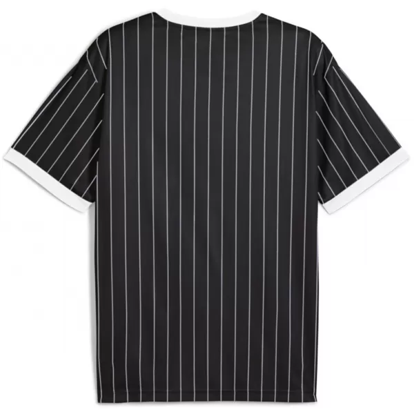  Pánsky dres PUMA ESS STRIPED JERSEY 688263-01 ČIERNA 