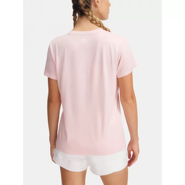  Dámske tričko UNDER ARMOUR TECH SSV- TWIST 1384227-647 RUŽOVÁ 