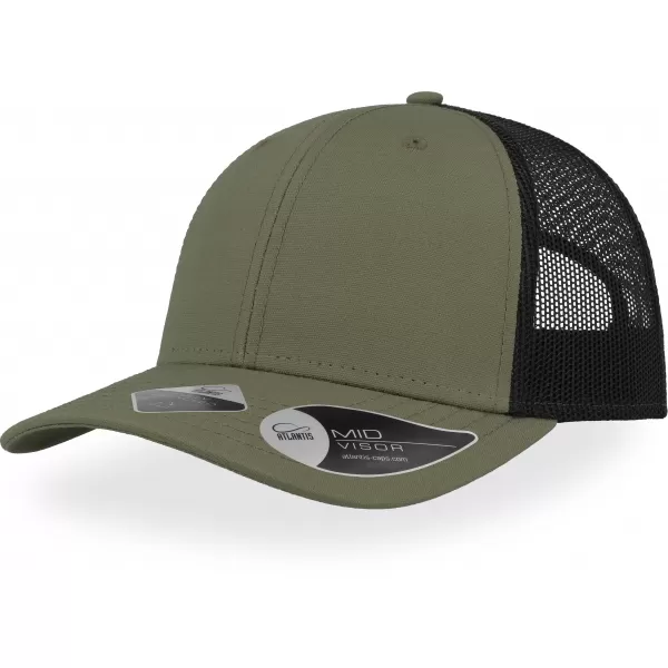  Čiapka ATLANTIS | Recy Three OLIVE/BLACK 