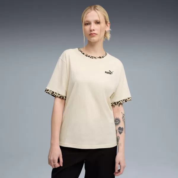  Tričko PUMA ESS GRAPHIC ANIMAL RELAXED TEE 688082-87 BIELY 