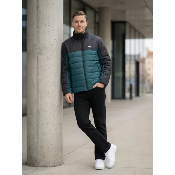  Pánska bunda PUMA ESS PADDED JACKET 685210-75 ZELENÁ 