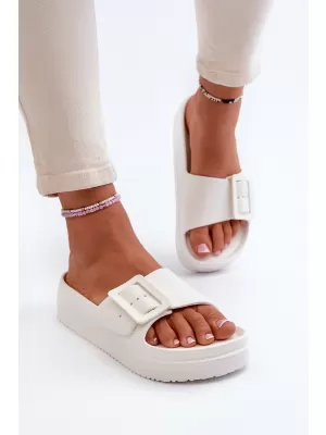 Dámske šľapky BIG STAR NN274A661 BIELA ​​Big Star Shoes