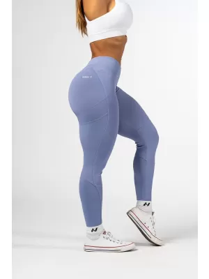 Tvarujúce legíny s vysokým pásom GLUTE PUMP 247 SVETLO FIALOVÁ Nebbia
