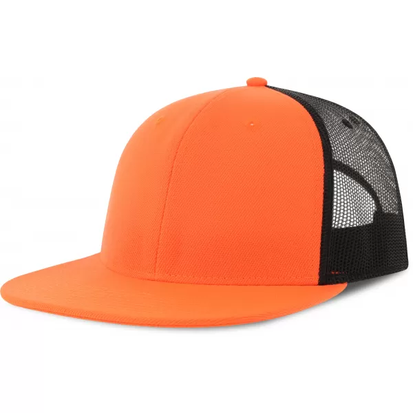  Čiapka ATLANTIS | Snap Mesh-S ORANGE/BLACK 