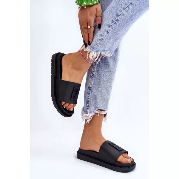  Dámske šľapky BIG STAR LL274429 ČIERNA Big Star Shoes 