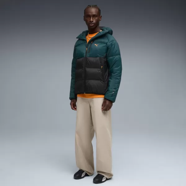  Pánska bunda PUMA TECH PRIMALOFT PUFFER JACKET 632165-75 ZELENÁ 