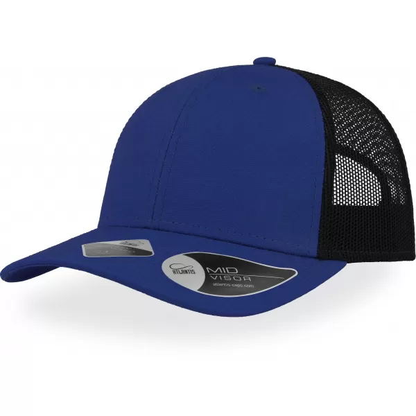  Čiapka ATLANTIS | Recy Three ROYAL/BLACK 